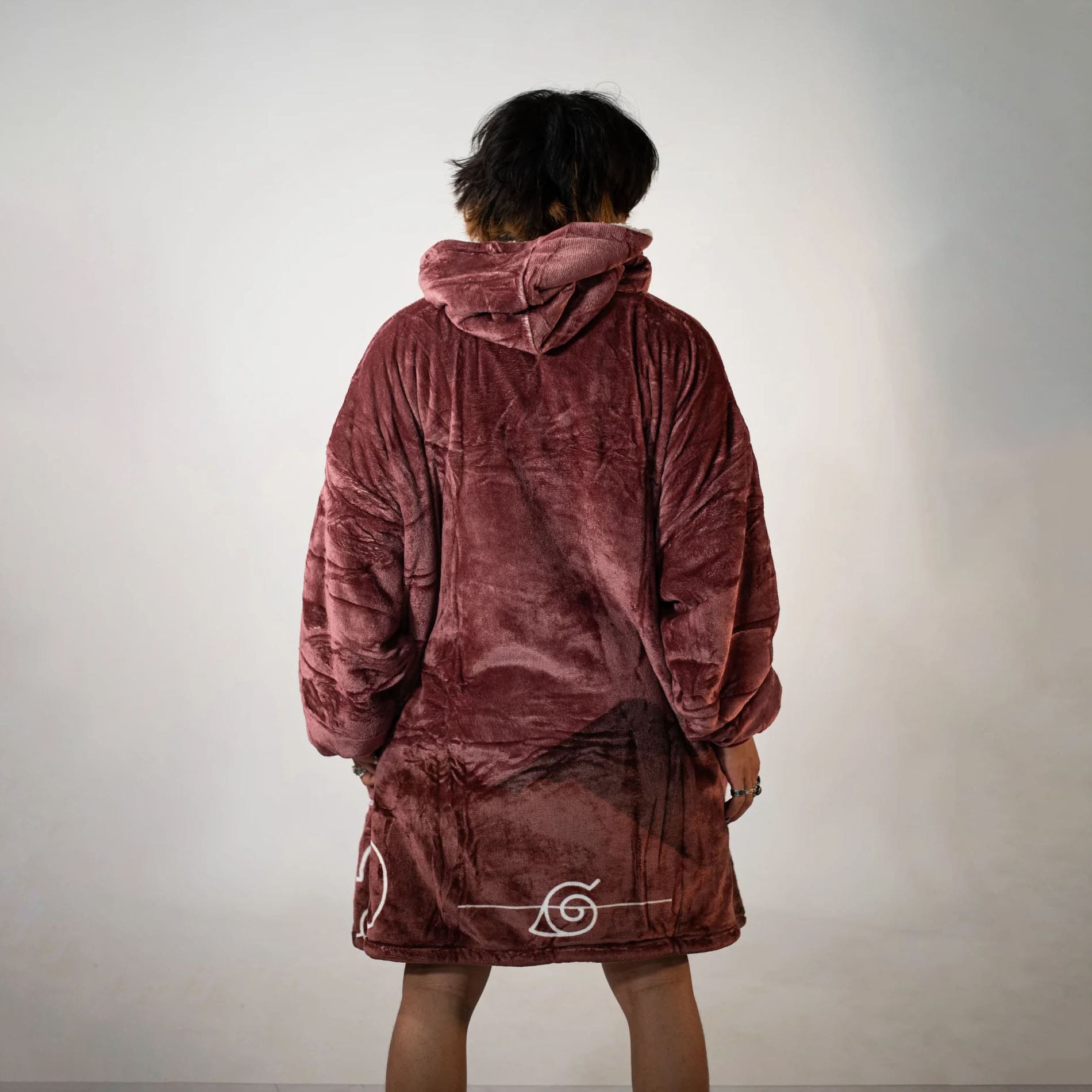 Alternative view of Iconic Shinobi Sketch Oversized Blanket Hoodie
