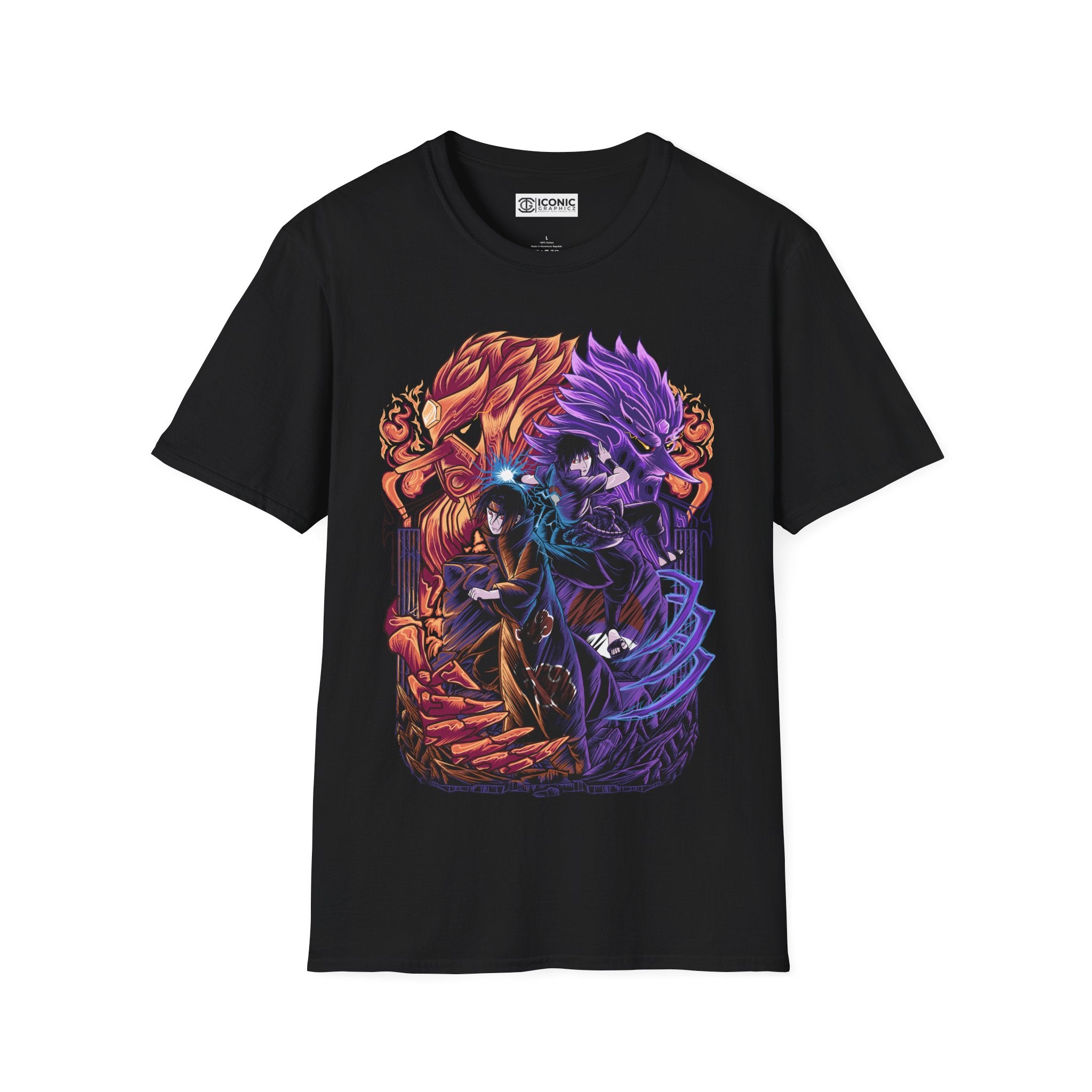 Itachi X Sasuke Uchiha Naruto T-Shirt