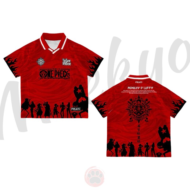 Alternative view of Jersey Anime One Piece Monkey D Luffy Jersey Anime