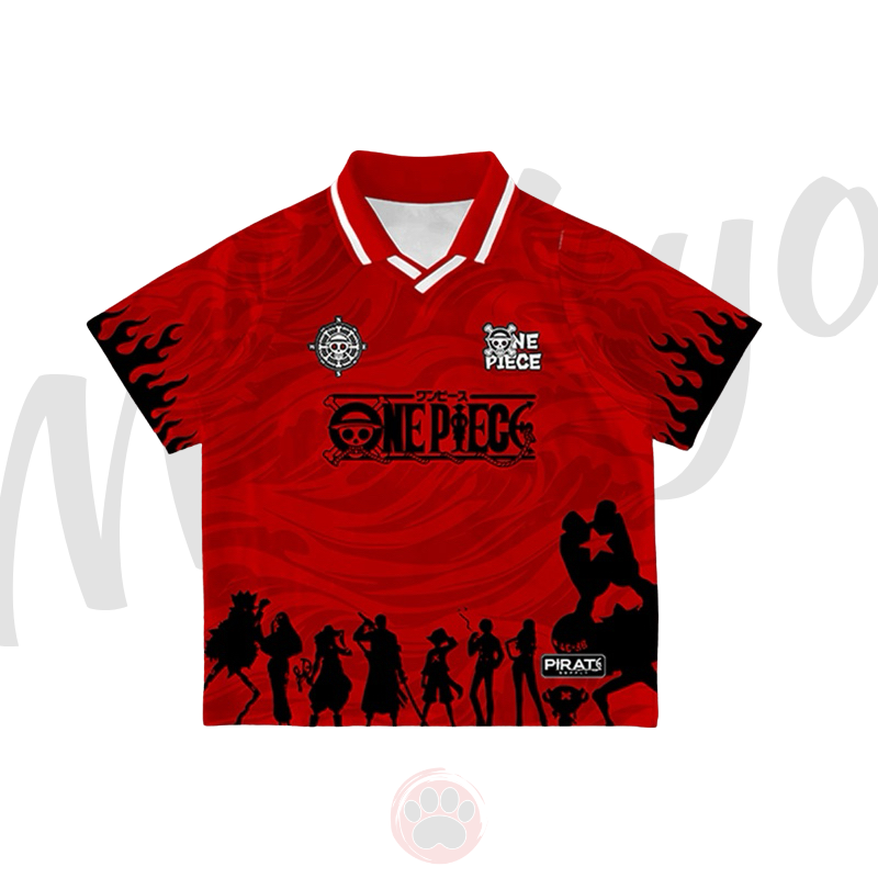 Jersey Anime One Piece Monkey D Luffy Jersey Anime