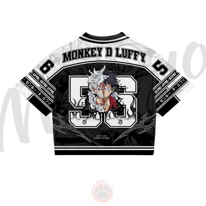 Alternative view of Jersey Boxy Op-Luffy 56 Black White Series