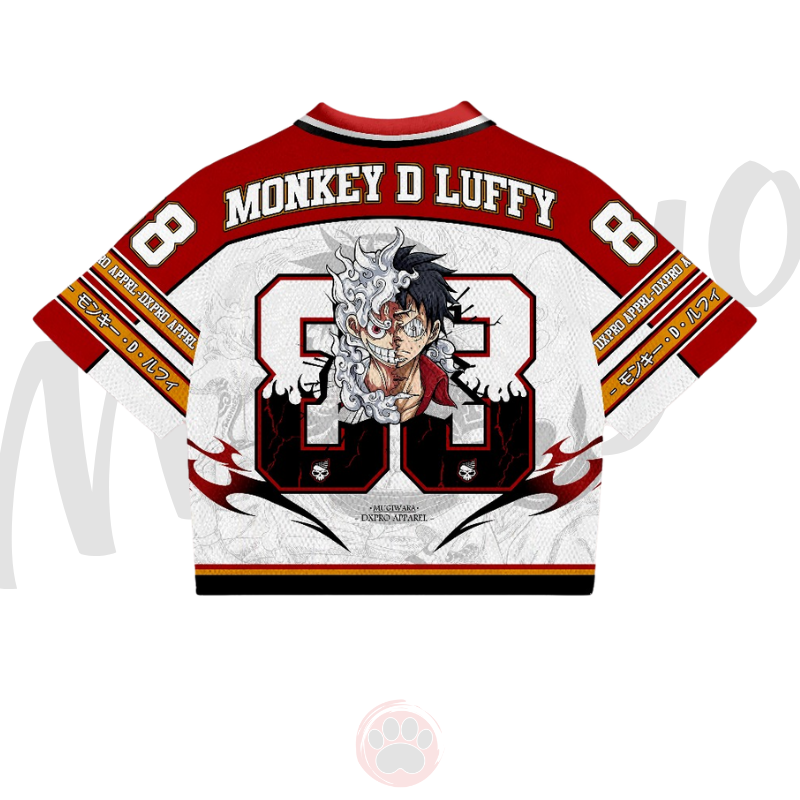 Alternative view of Jersey Boxy Op-Luffy Red 88 Number