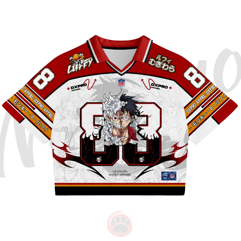 Jersey Boxy Op-Luffy Red 88 Number