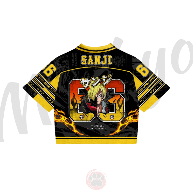 Alternative view of Jersey Boxy Op Sanji 66 Black Yellow Series