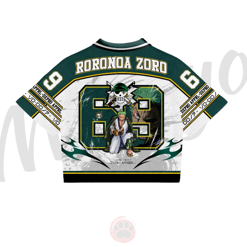 Alternative view of Jersey Boxy Op-Zoro Green