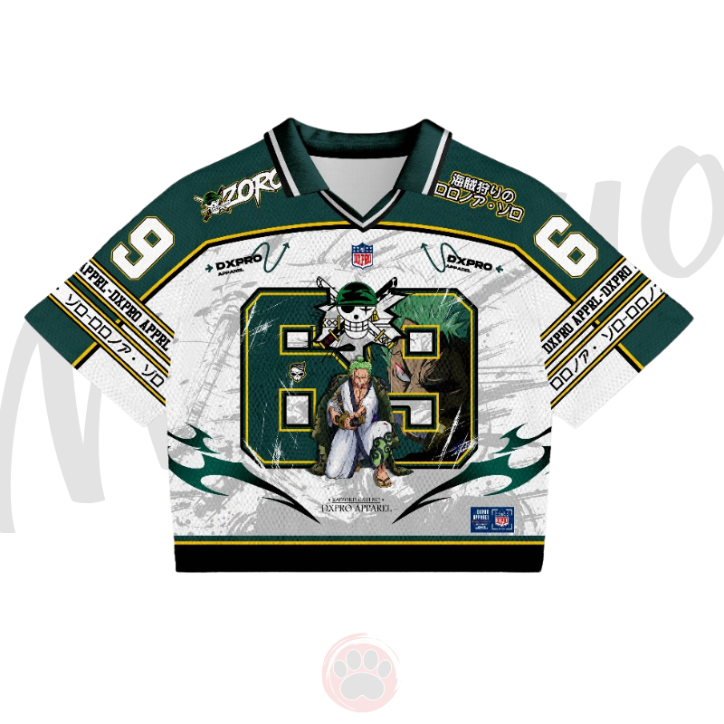 Jersey Boxy Op-Zoro Green