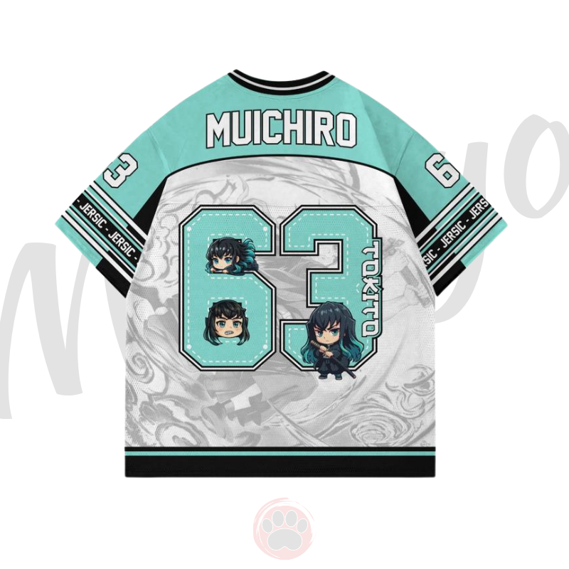 Alternative view of Jersey Demon Slayer Muichiro Kimetsu