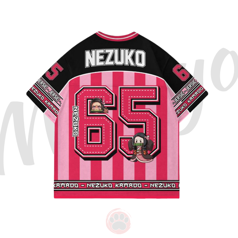 Alternative view of Jersey Demon Slayer Nezuko Kimetsu