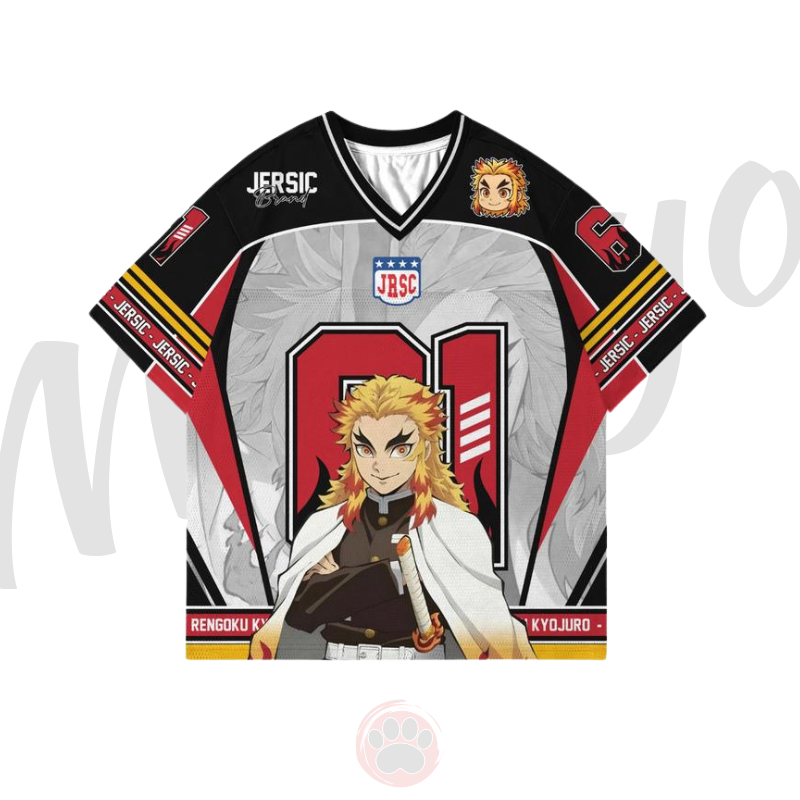 Jersey Demon Slayer Rengoku