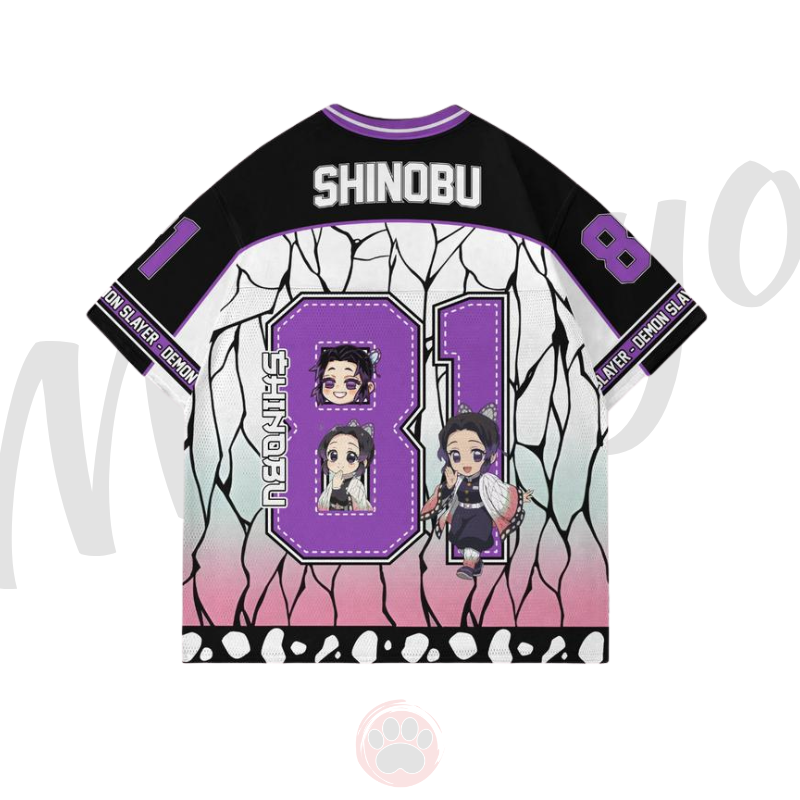 Alternative view of Jersey Demon Slayer Shinobu Kimetsu