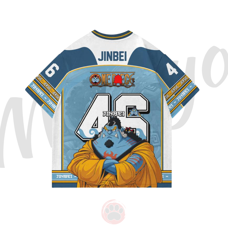 Alternative view of Jersey One Piece Jinbei Anime