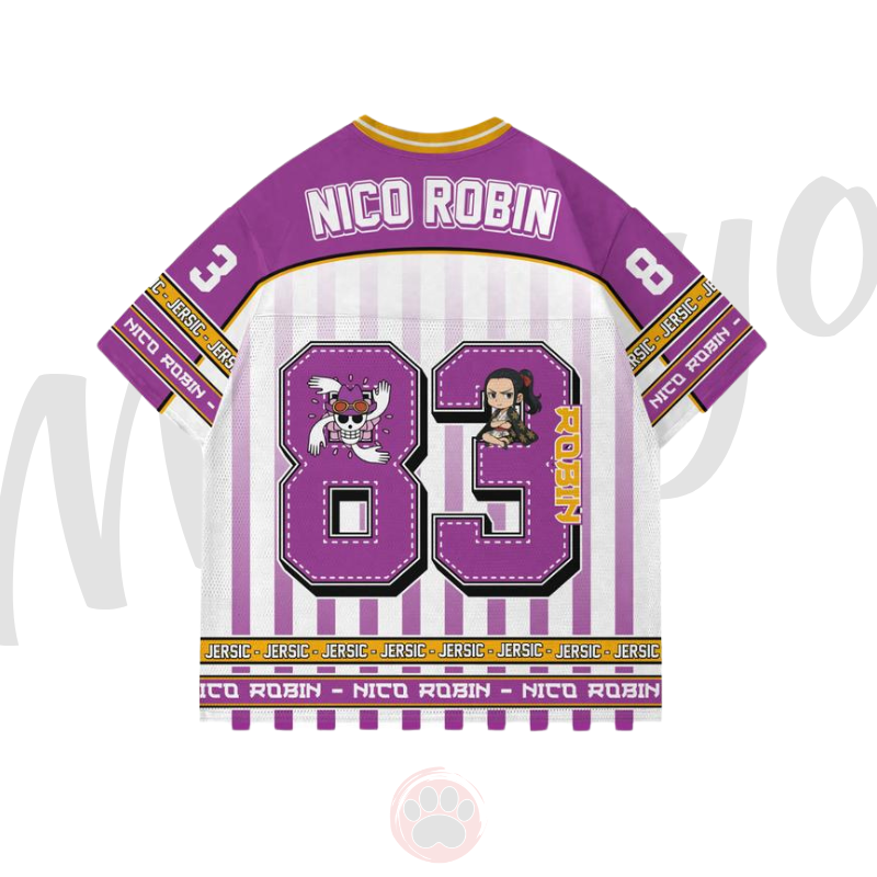 Alternative view of Jersey One Piece Nico Robin Anime
