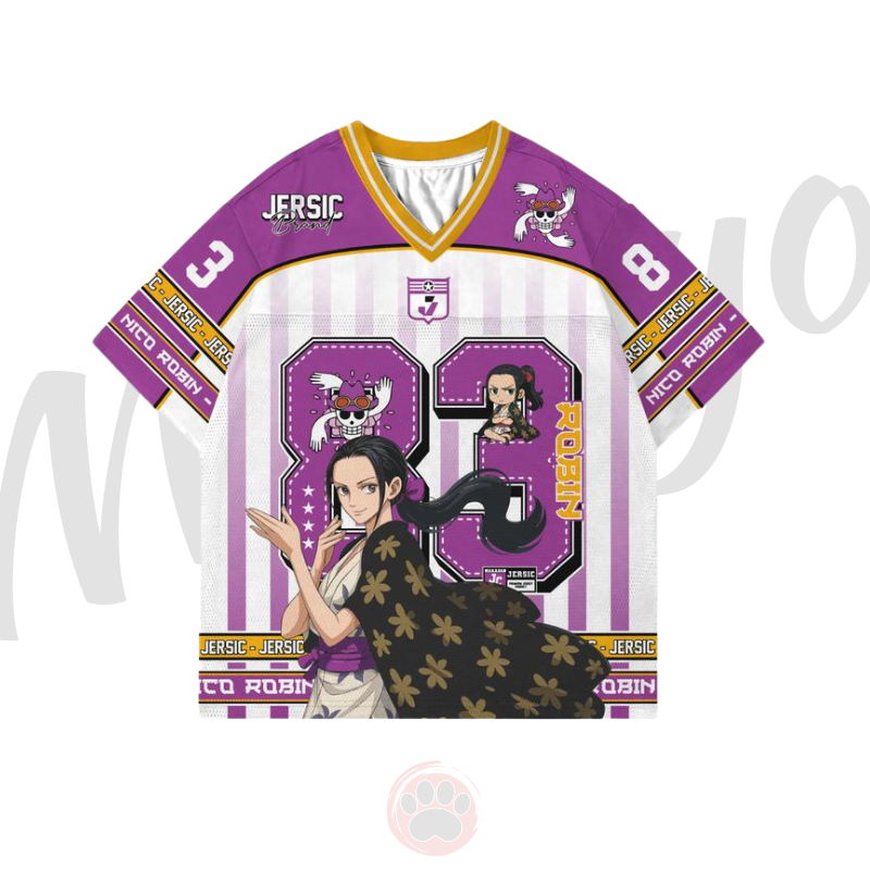 Jersey One Piece Nico Robin Anime