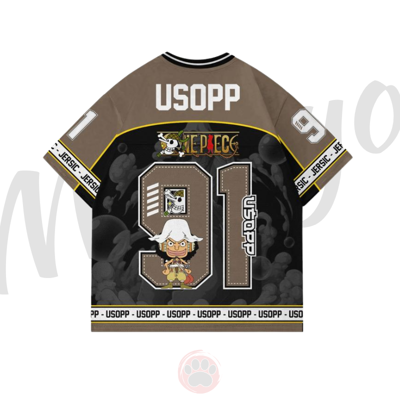 Alternative view of Jersey One Piece Usopp Anime