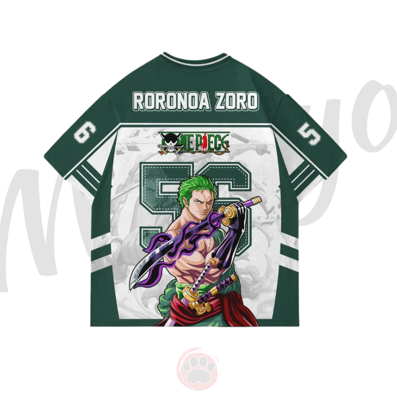 Alternative view of Jersey One Piece Zoro Anime