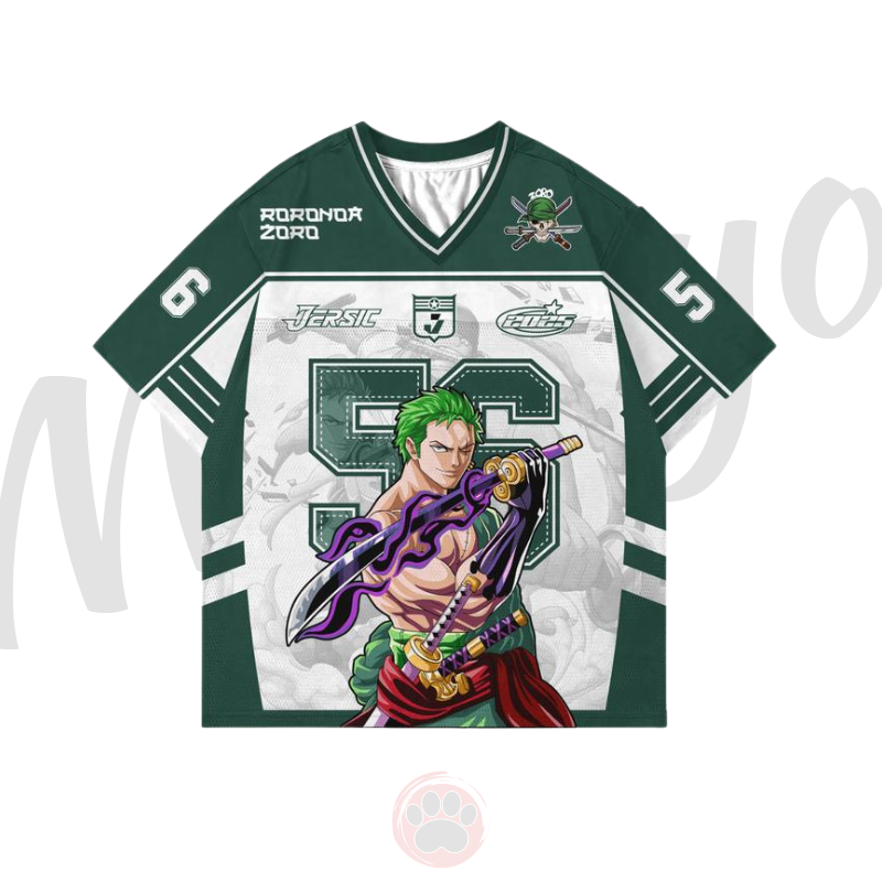 Jersey One Piece Zoro Anime