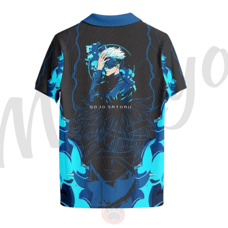Alternative view of Jersey Vintage Anime Jujutsu Kaisen Gojo Satoru