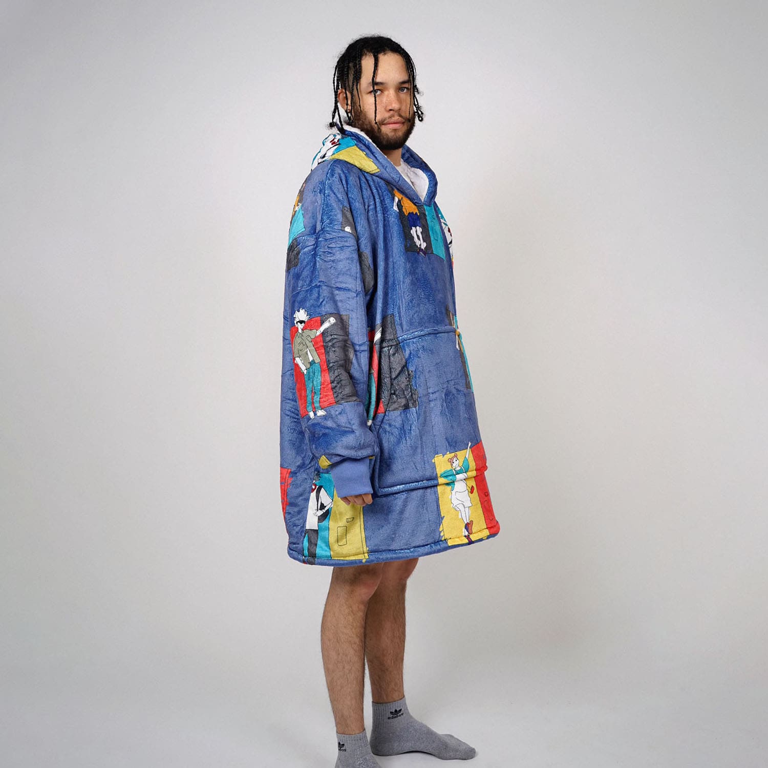 Alternative view of Jjk Lost In Paradise Oversized Blanket Hoodie