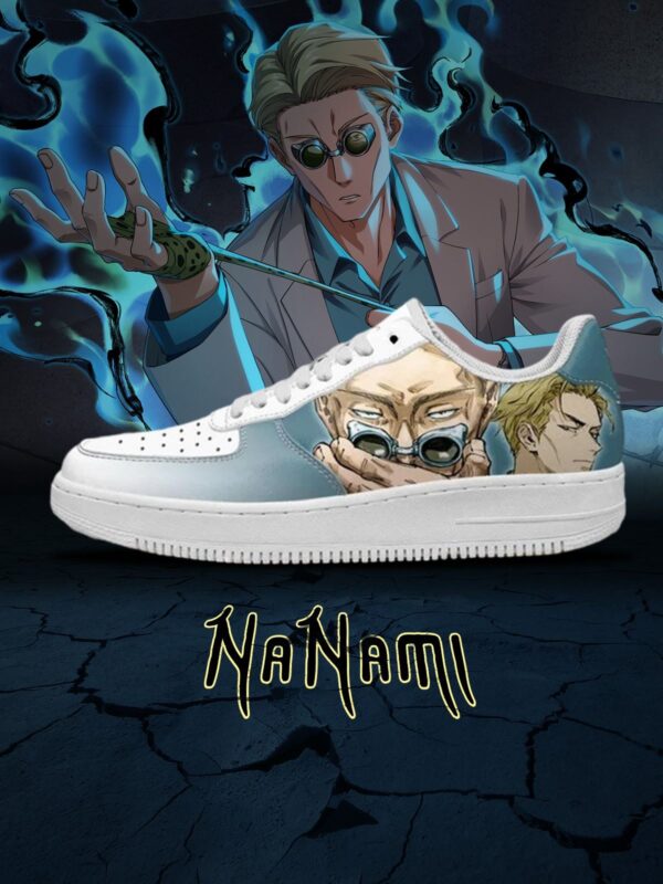 Alternative view of Jujutsu Kaisen Kento Nanami No.1 Custom Sneakers