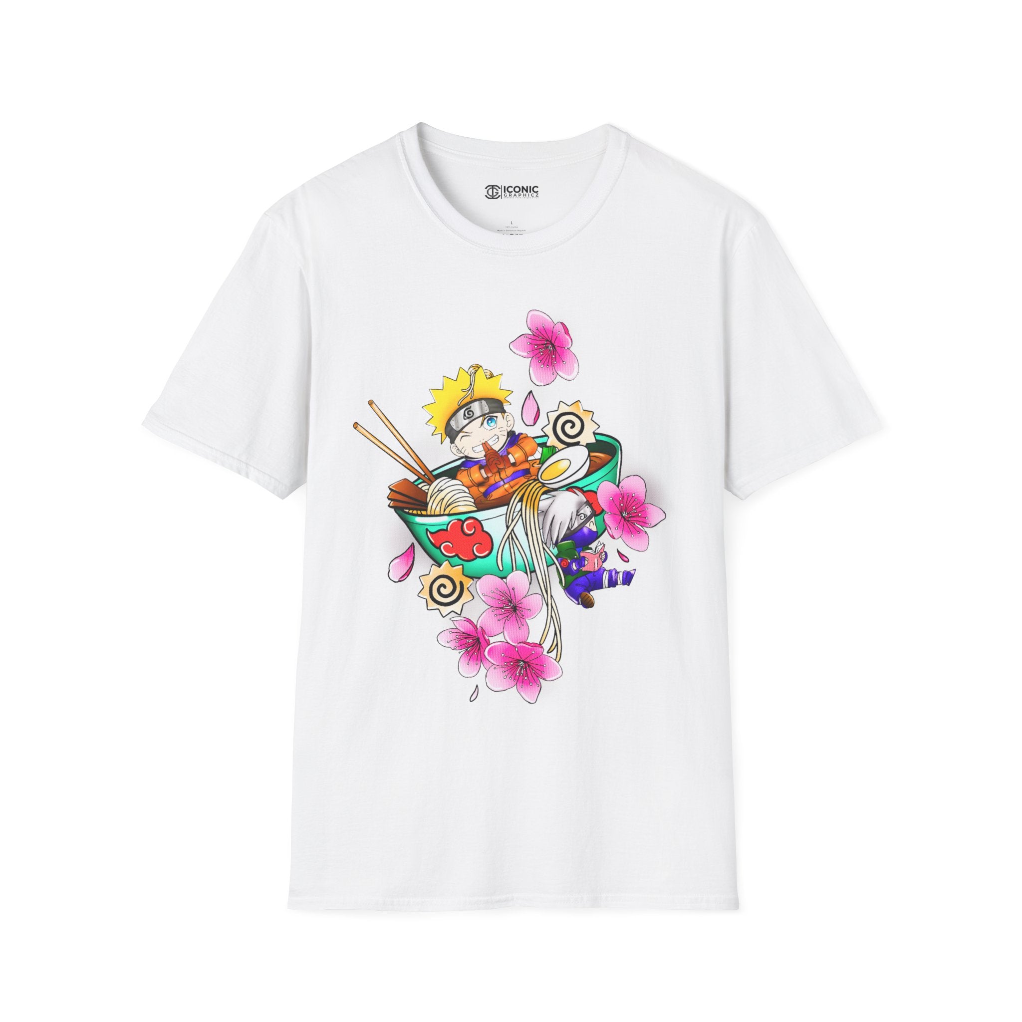 Kakashi And Uzumaki Naruto T-Shirt