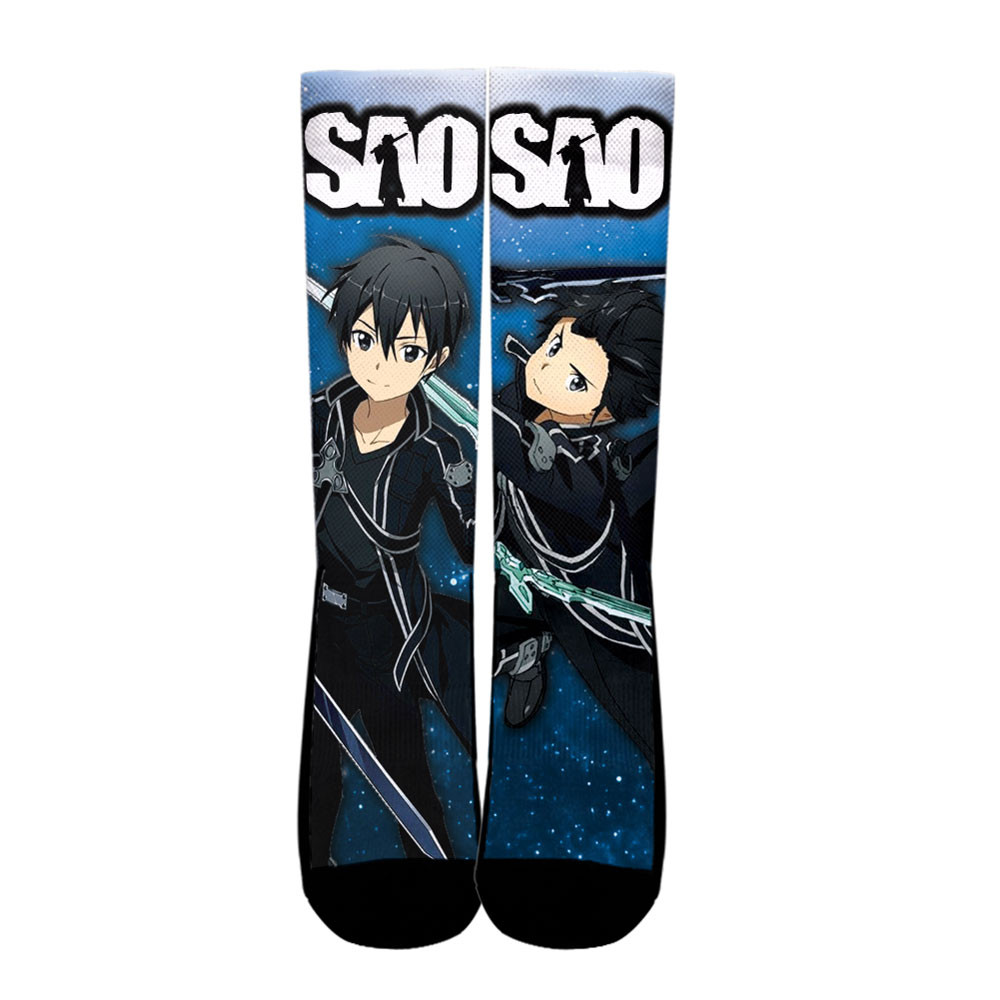 Kirito Socks Sword Art Online Custom Anime Socks