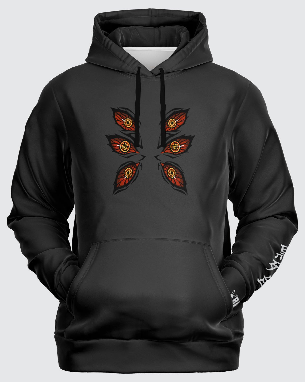 Alternative view of Kokushibo Hoodie • Demon Slayer