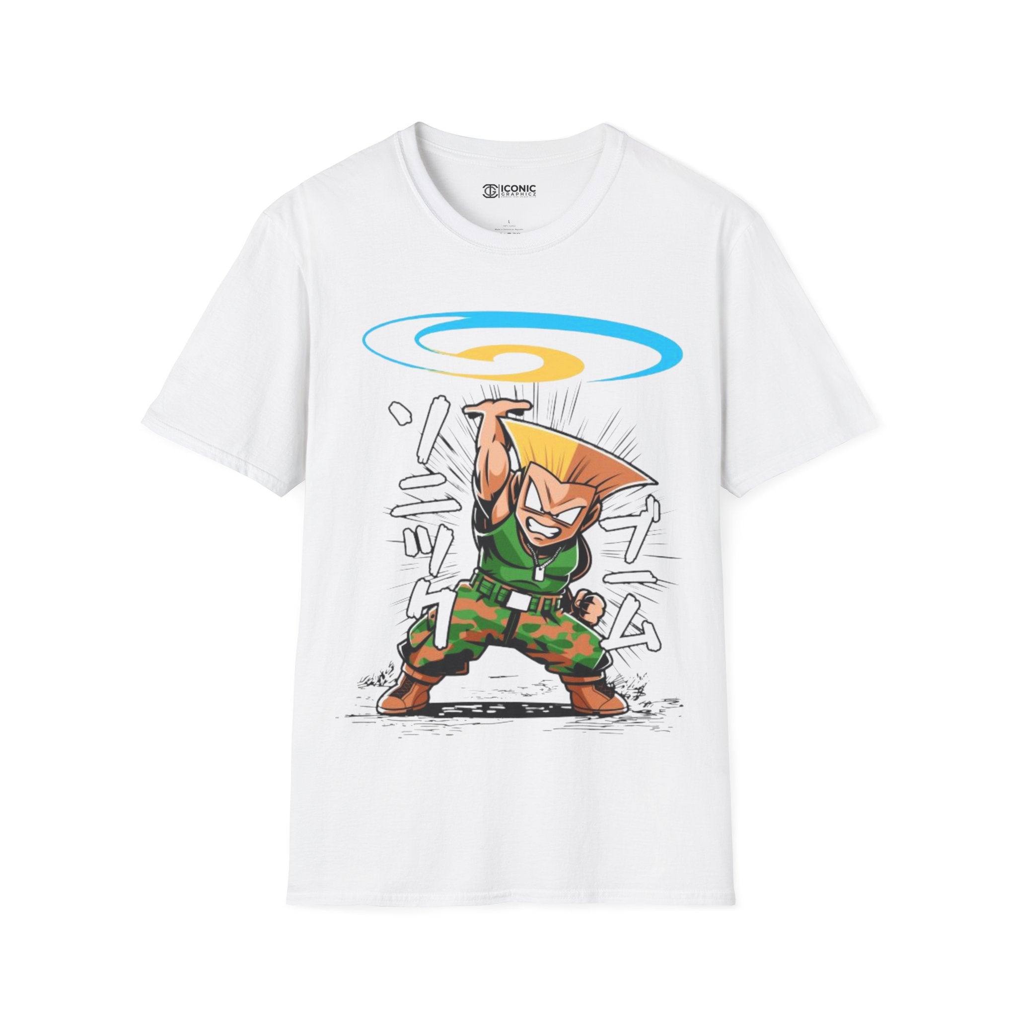 Krillin Guile Parody Dragonball T-Shirt