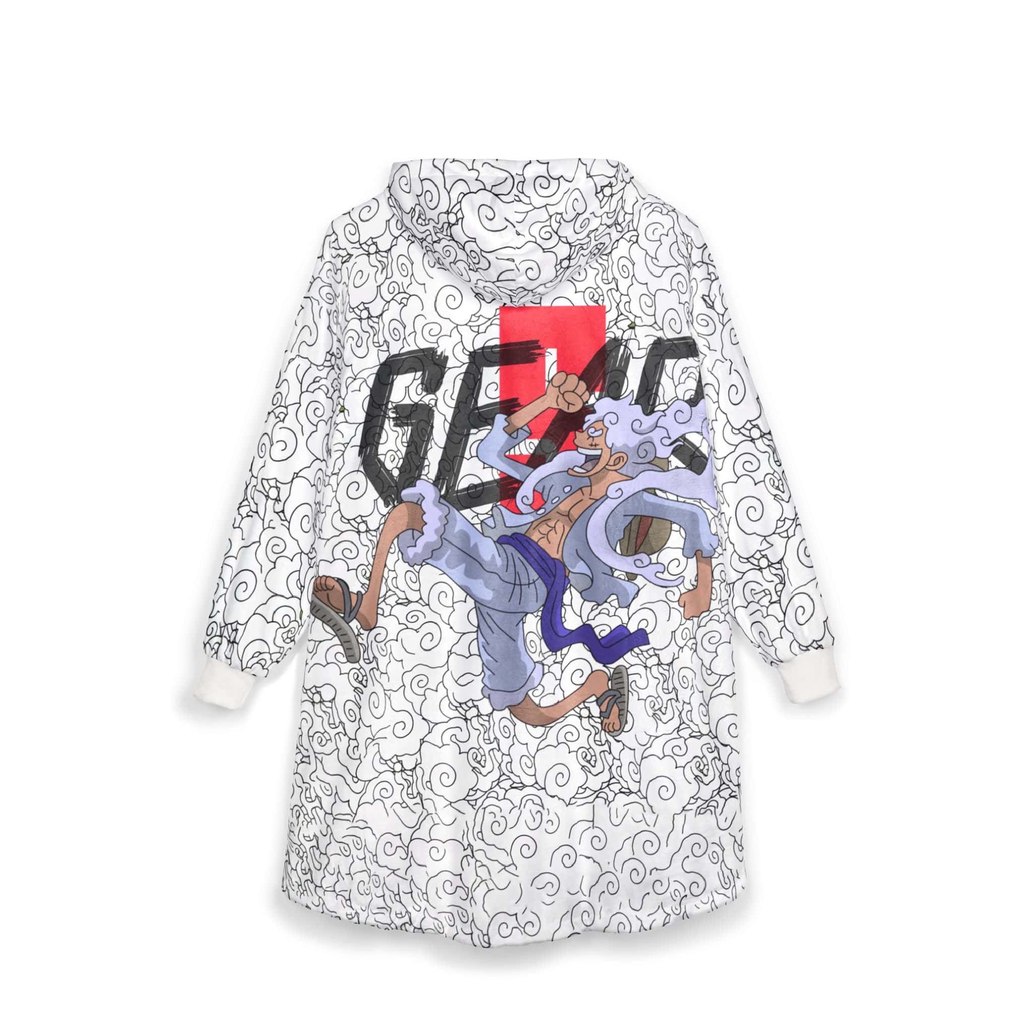 Alternative view of Luffy Gear 5 Oodie Blanket Hoodie