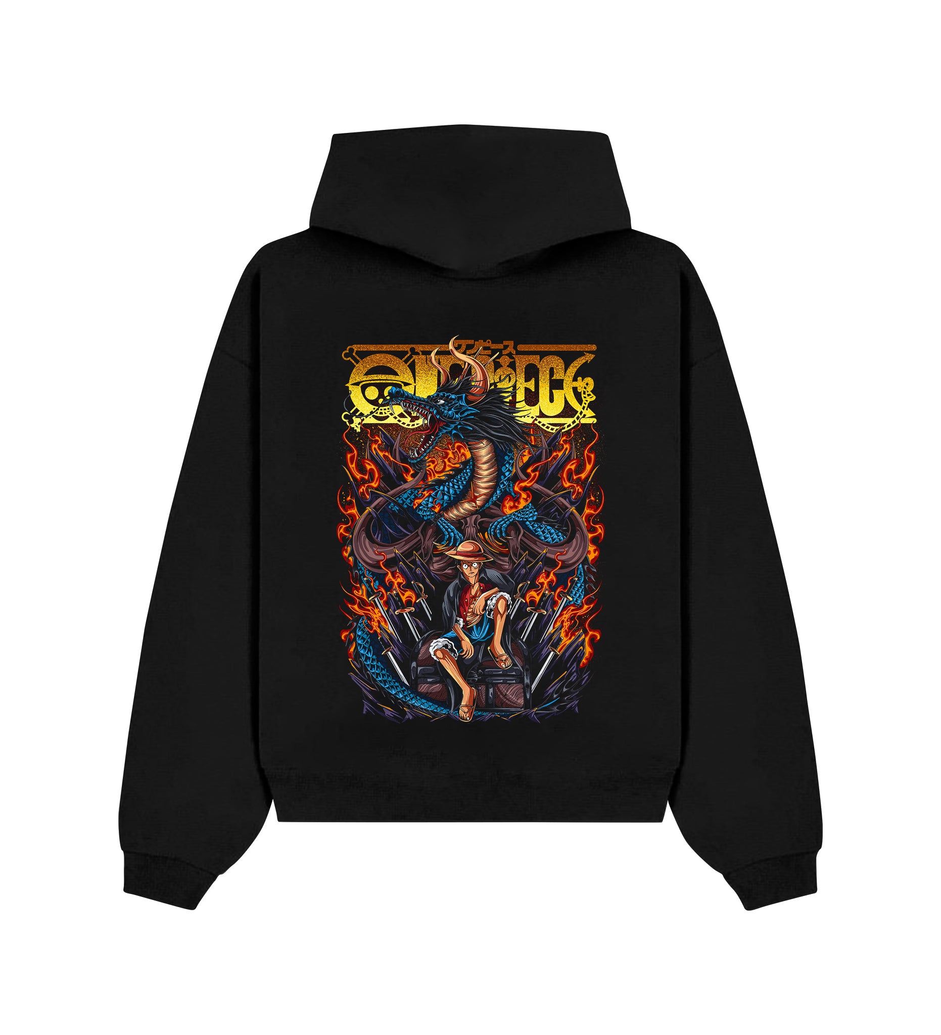 Luffy X Kaido Classic Hoodie V4