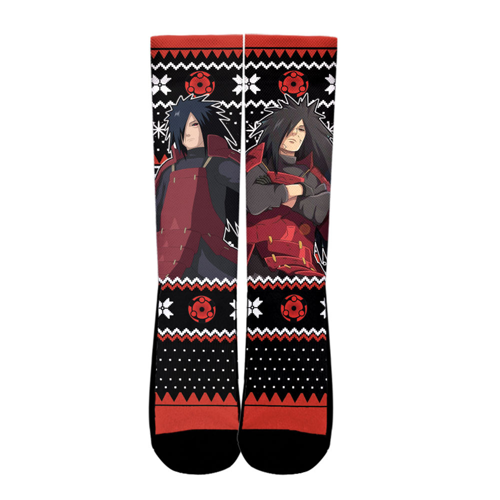 Madara Uchiha Socks Custom Ugly Christmas Anime Socks