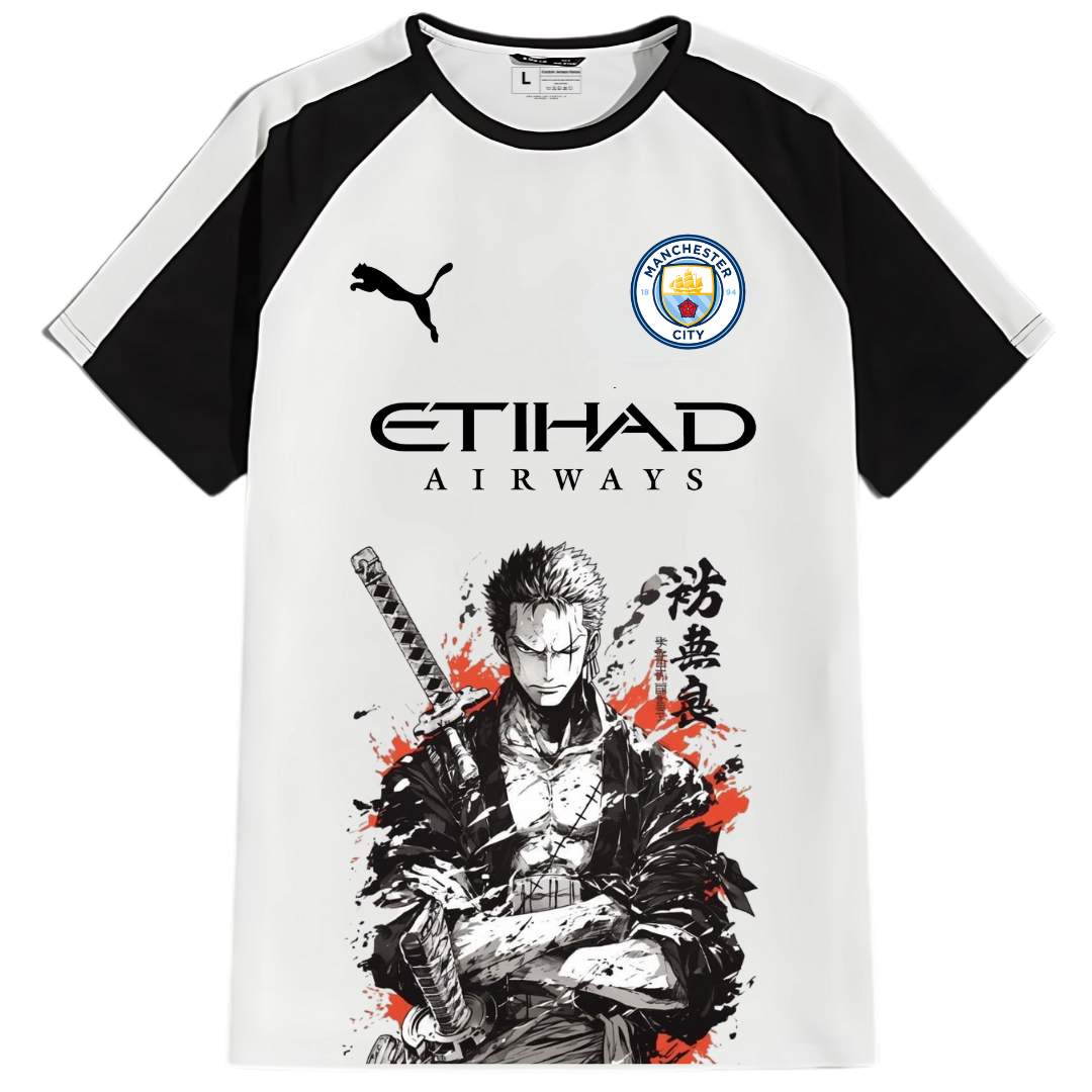 Manchester City X Zoro Roronoa Anime Jersey