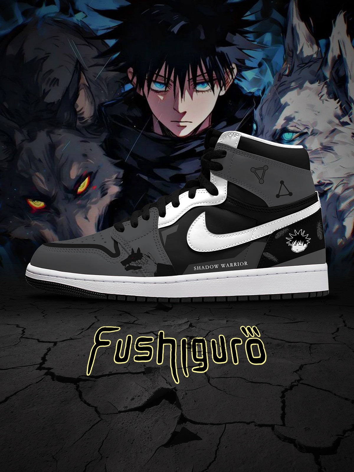 Megumi Fushiguro V.1 High-Top Custom Sneakers