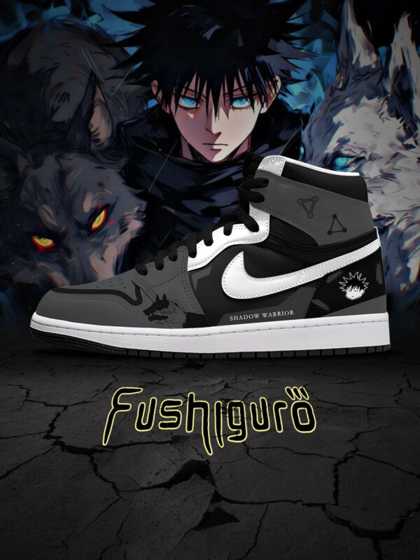 Alternative view of Megumi Fushiguro V.1 High-Top Custom Sneakers