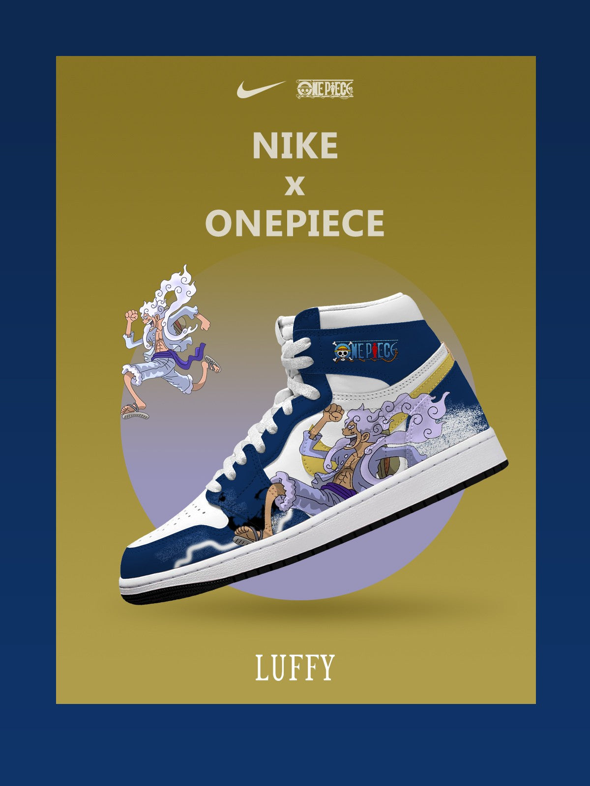 Monkey D. Luffy V.9 High-Top Custom Sneakers