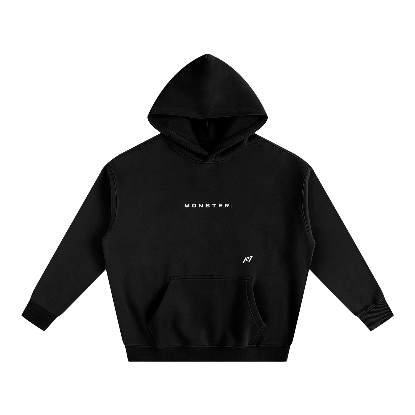 Alternative view of Monster. Streetwear Hoodie