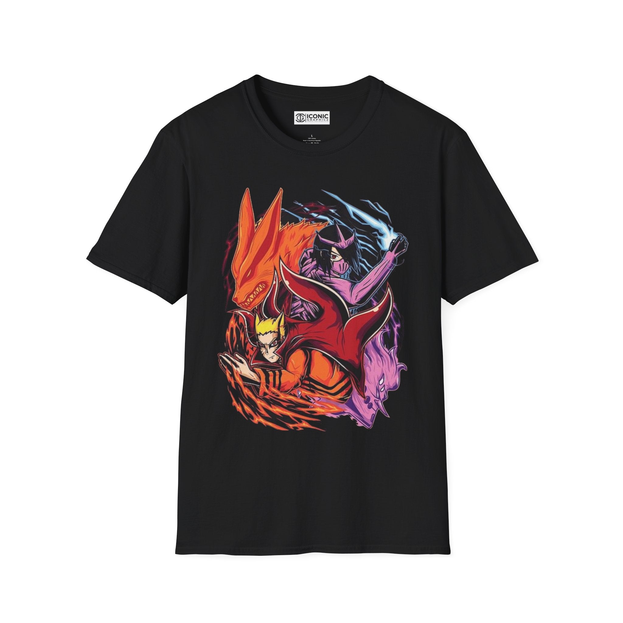 Naruto And Uchiha Sasuke T-Shirt