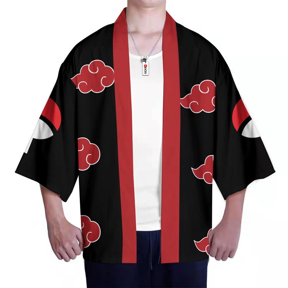 Alternative view of Naruto Kimono - Akatsuki Itachi Kimono Custom Clothes Got1308