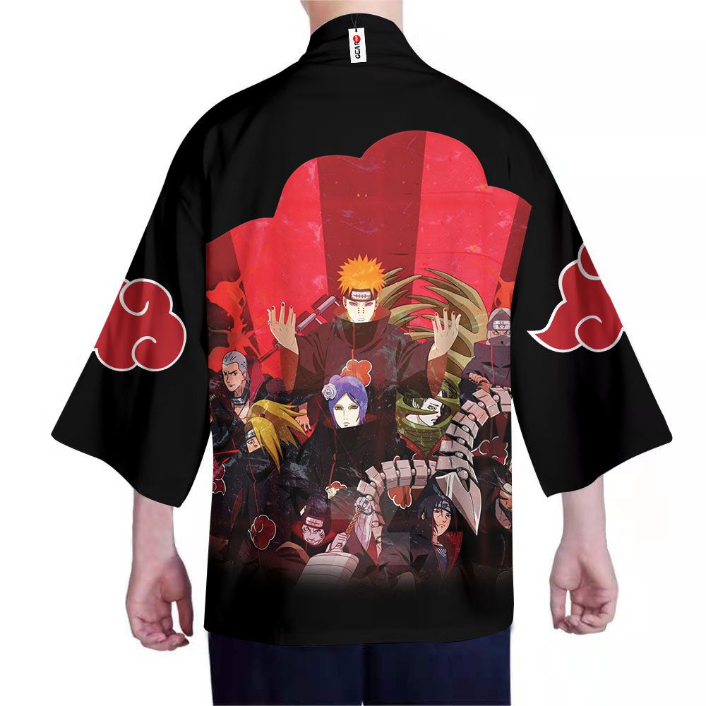 Alternative view of Naruto Kimono - Akatsuki Kimono Custom Clothes Got1308