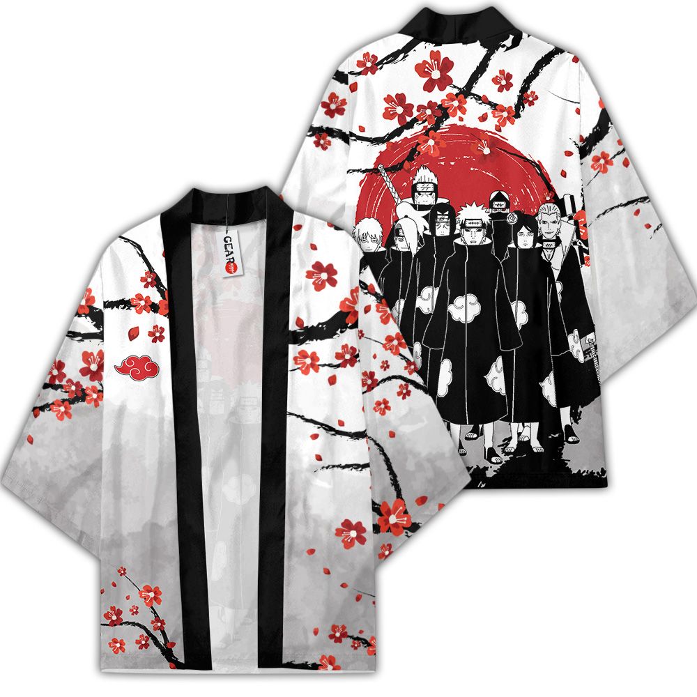 Naruto Kimono - Akatsuki Kimono Custom Japan Style Clothes Got1308