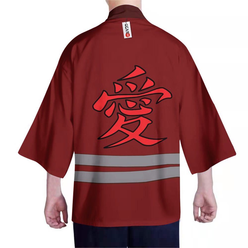 Alternative view of Naruto Kimono - Gaara Kimono Custom Uniform Clothes Got1308