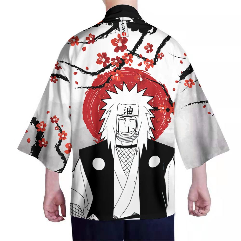 Alternative view of Naruto Kimono - Jiraiya Pervy Sage Kimono Custom Japan Style Clothes Got1308