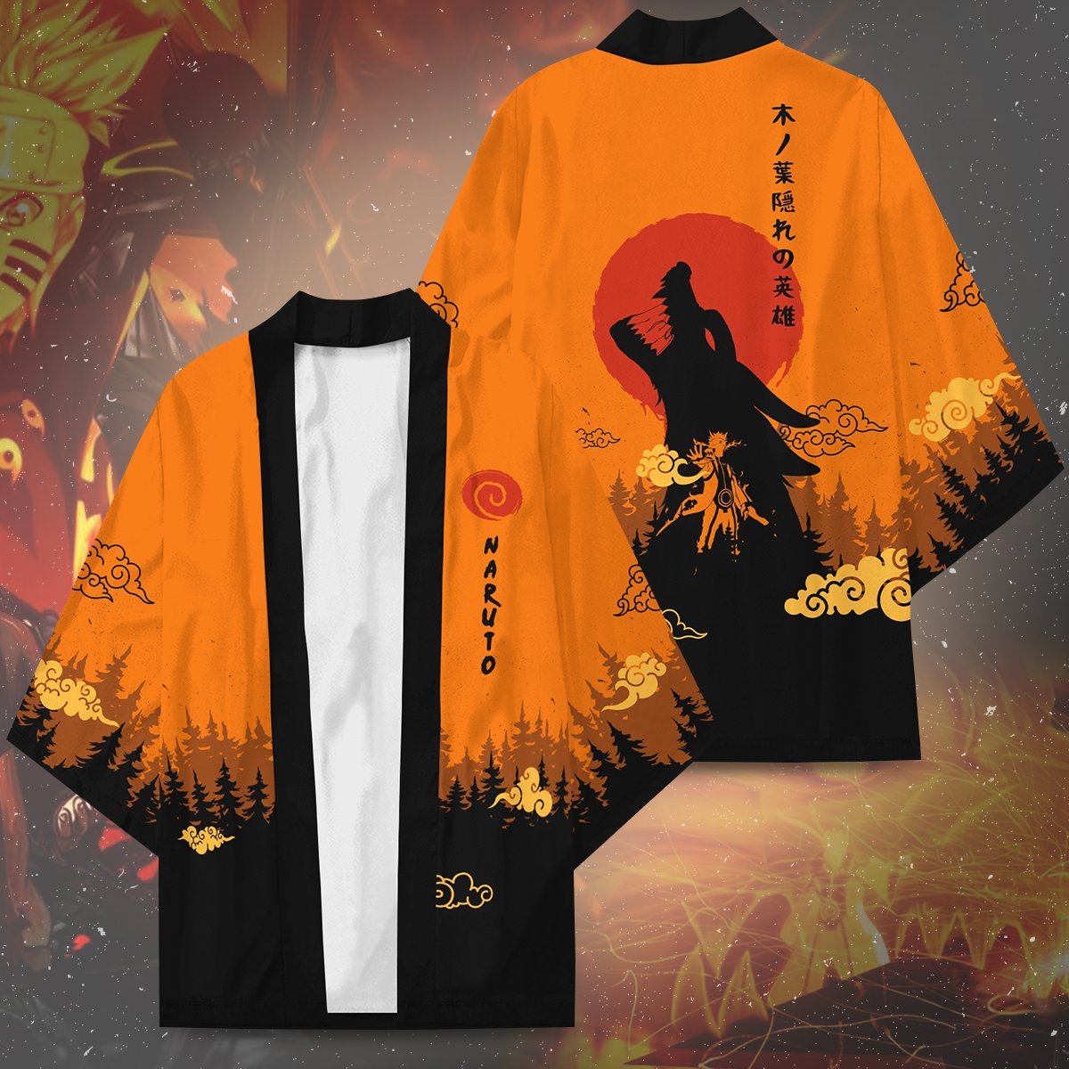 Alternative view of Naruto Kimono - Naruto Kyubi Kimono Fdm3107
