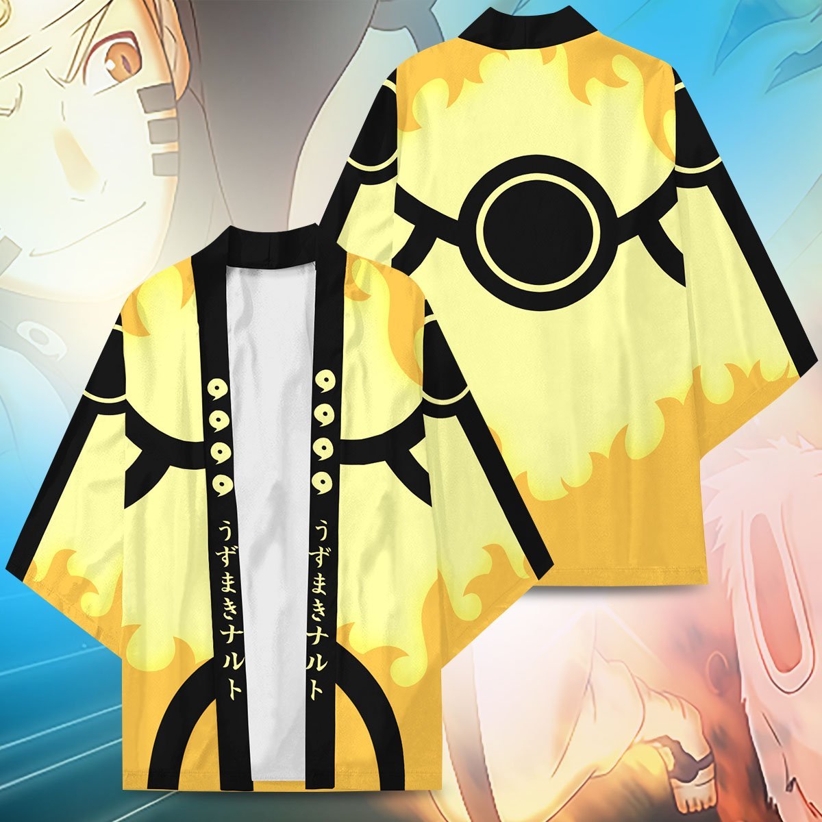 Alternative view of Naruto Kimono - Naruto Six Paths Sage Kimono Fdm3107