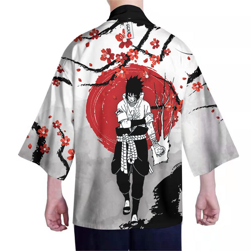 Alternative view of Naruto Kimono - Sasuke Kimono Custom Japan Style Clothes Got1308