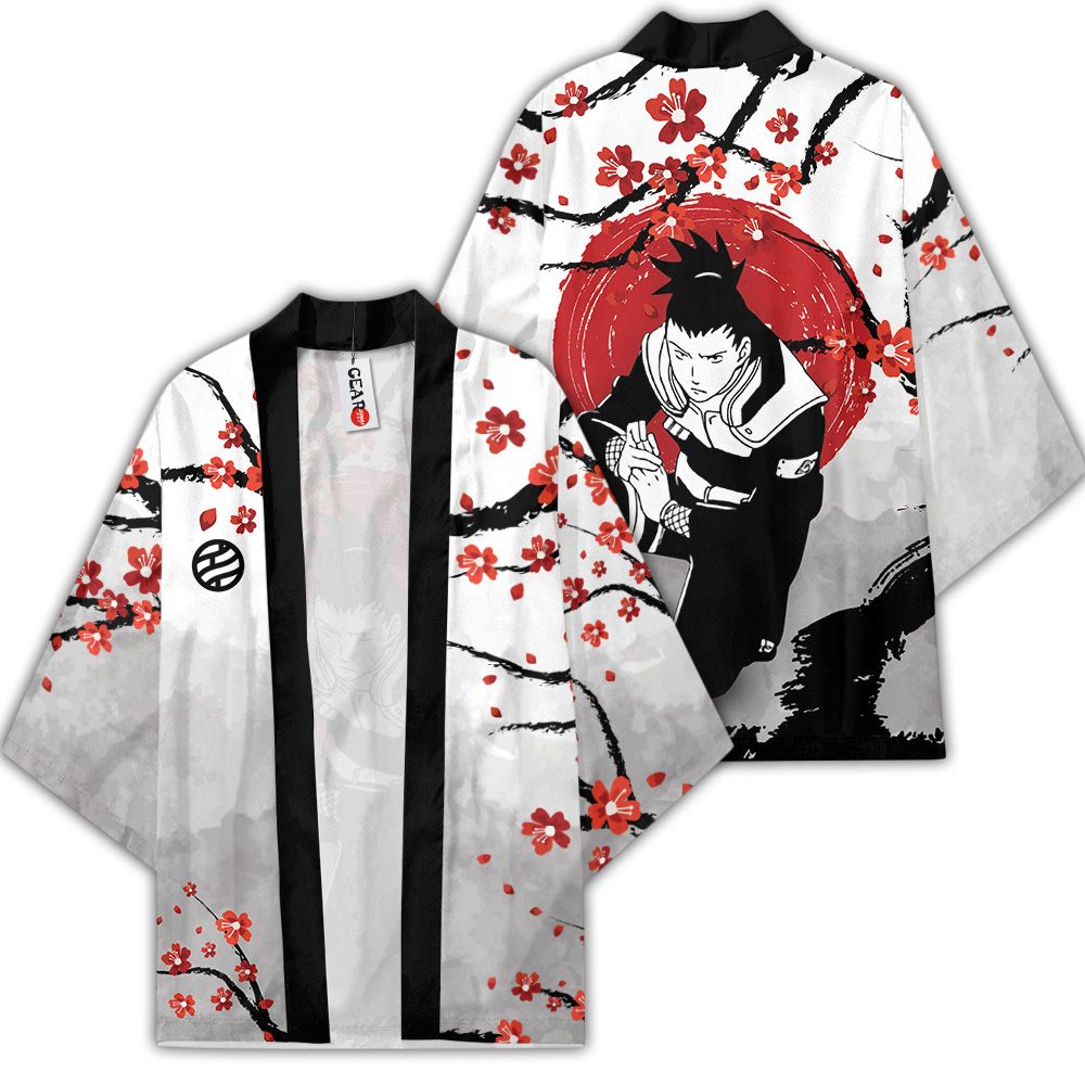 Naruto Kimono - Shikamaru Kimono Custom Cherry Blossom Clothes Got1308