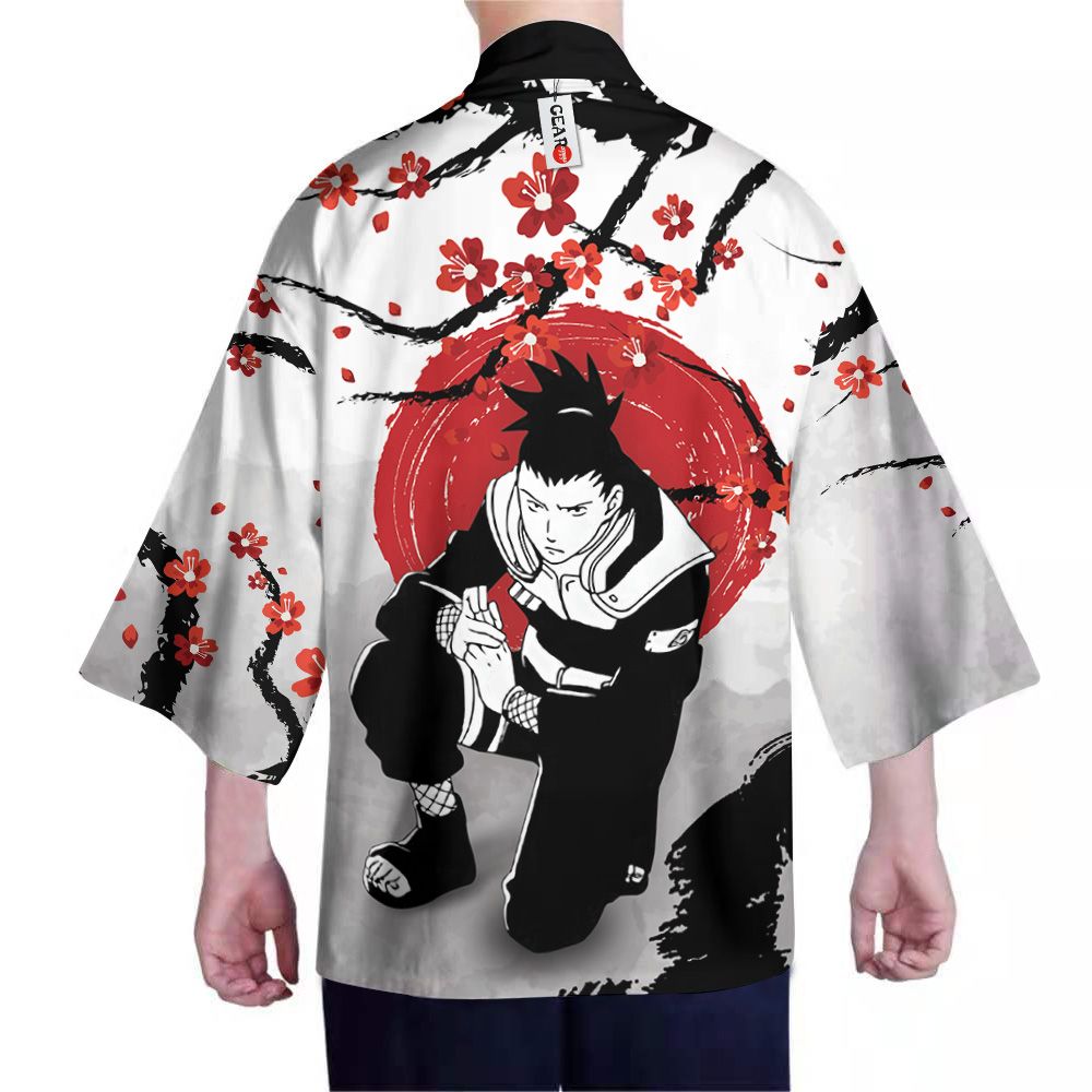 Alternative view of Naruto Kimono - Shikamaru Kimono Custom Cherry Blossom Clothes Got1308