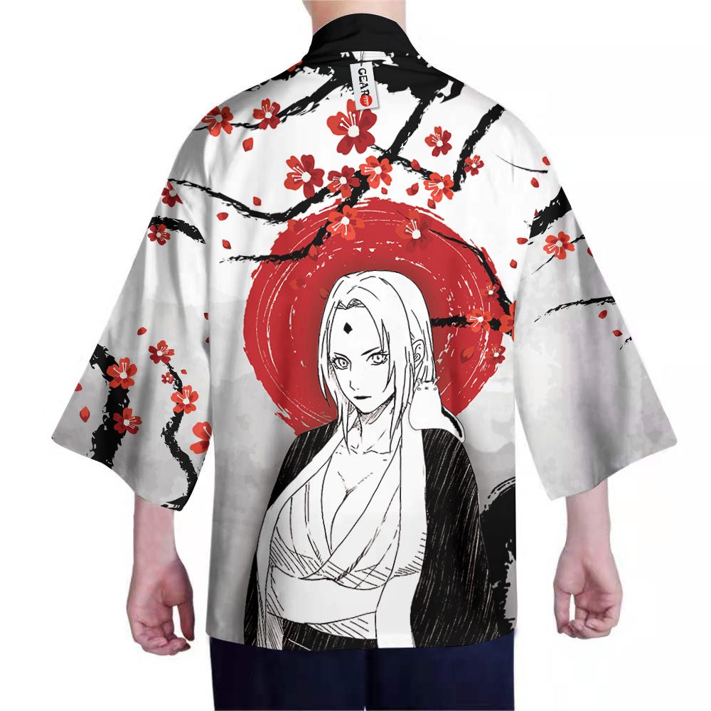 Alternative view of Naruto Kimono - Tsunade Kimono Custom Cherry Blossom Clothes Got1308