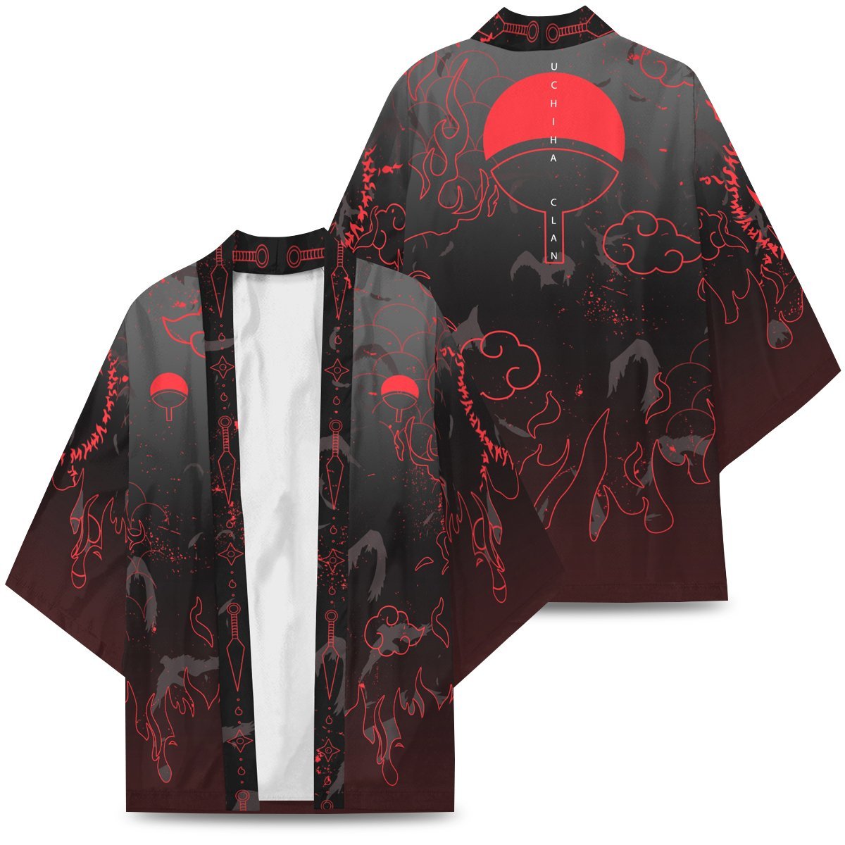 Naruto Kimono - Uchiha Emblem Kimono Fdm3107