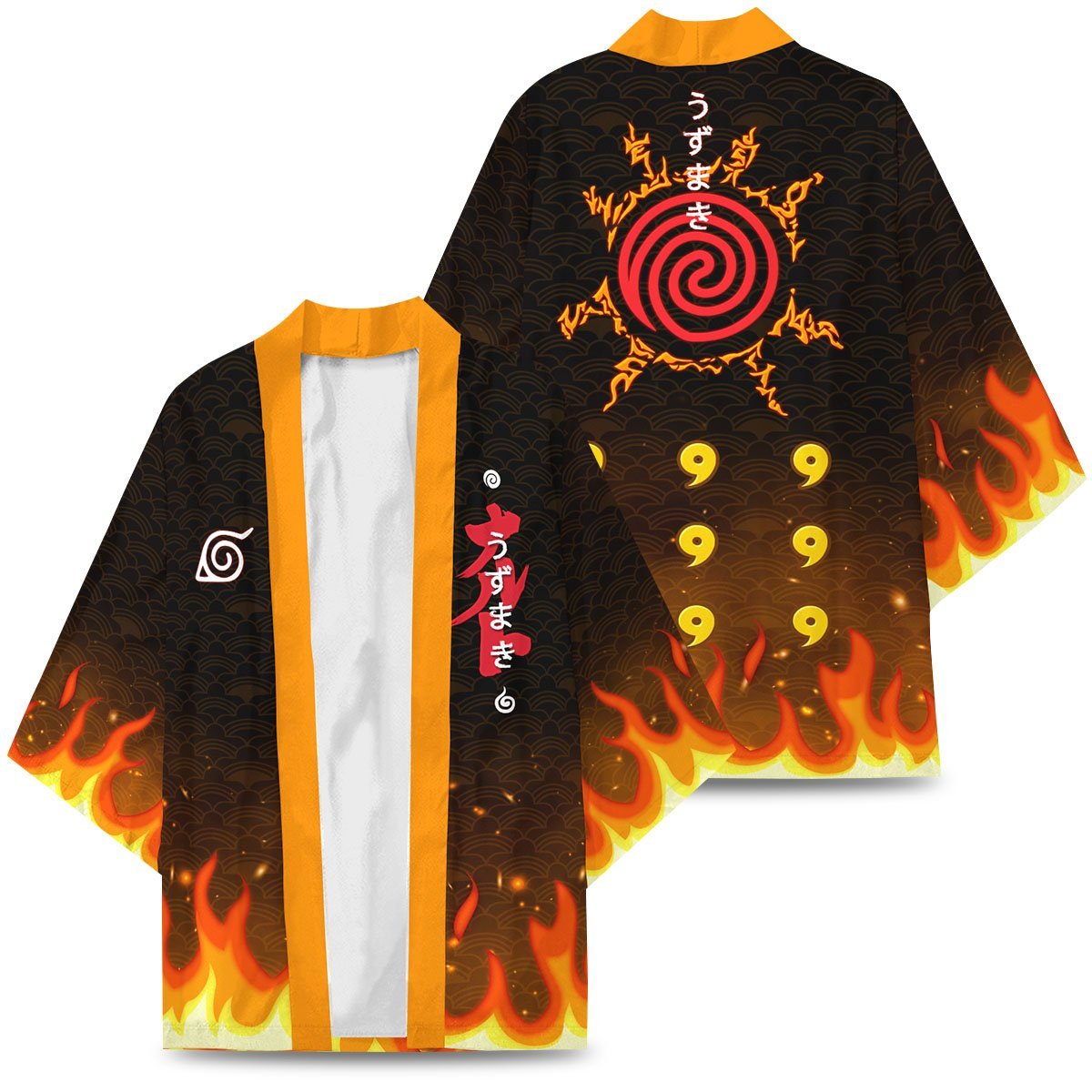 Naruto Kimono - Uzumaki Emblem Kimono Fdm3107