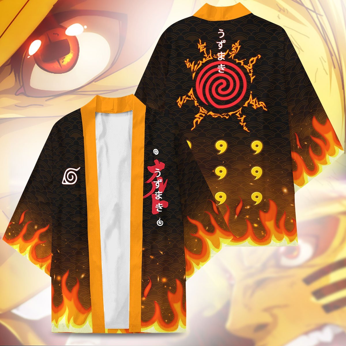 Alternative view of Naruto Kimono - Uzumaki Emblem Kimono Fdm3107